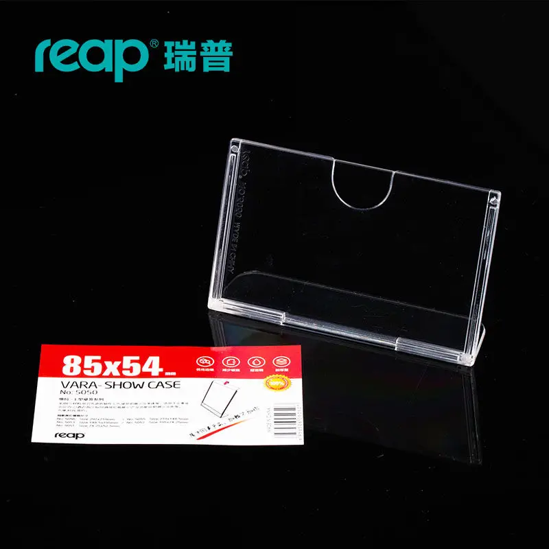 5-pack Reap Vara PS L-shape desk sign holder card display price tag menu service Label office club business school restaurant | Канцтовары