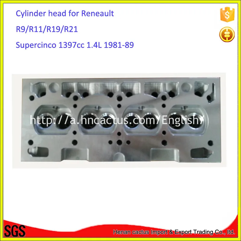 Детали двигателя авто R9 R11 R19 R21 головка цилиндра для Renault C1J C2J superfive 1397cc 1.4L 1981 89|cylinder