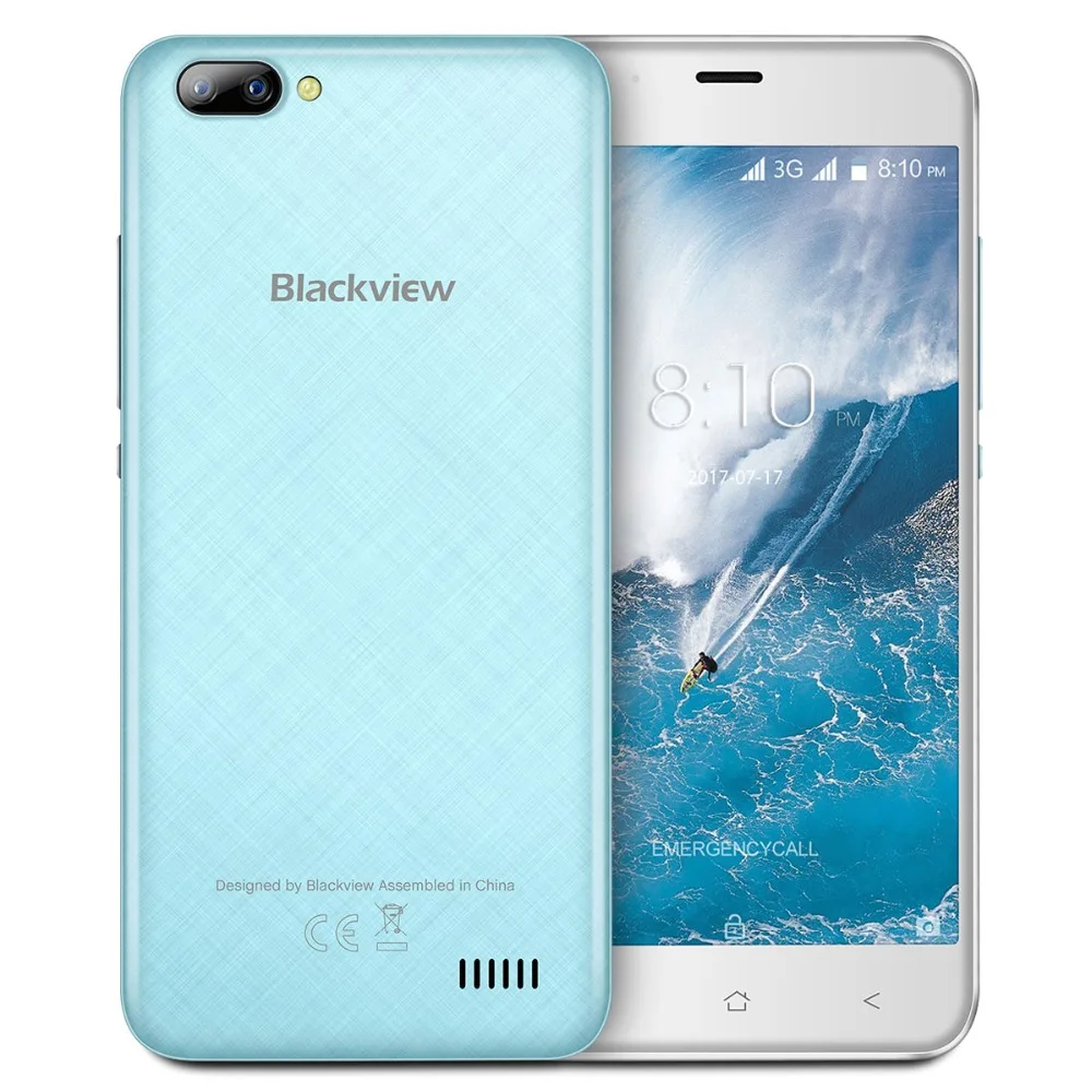 Blackview A7 MT6580A четырехъядерный мобильный телефон 5 0 дюймов двойная задняя камера