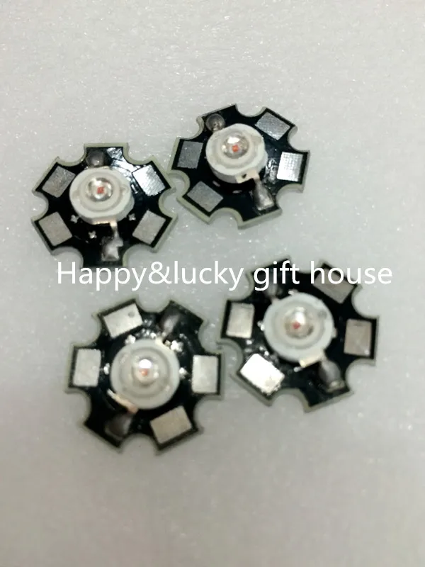 YYT 5PCS Ultra-bright high-power LED with aluminum substrate with connecting electronic wire 1W3W5W white red green blue yellow