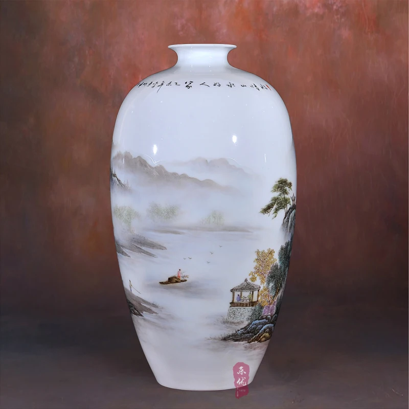 Керамика Jingdezhen Li Dongming пастель городок для гостиной домашнего интерьера модная