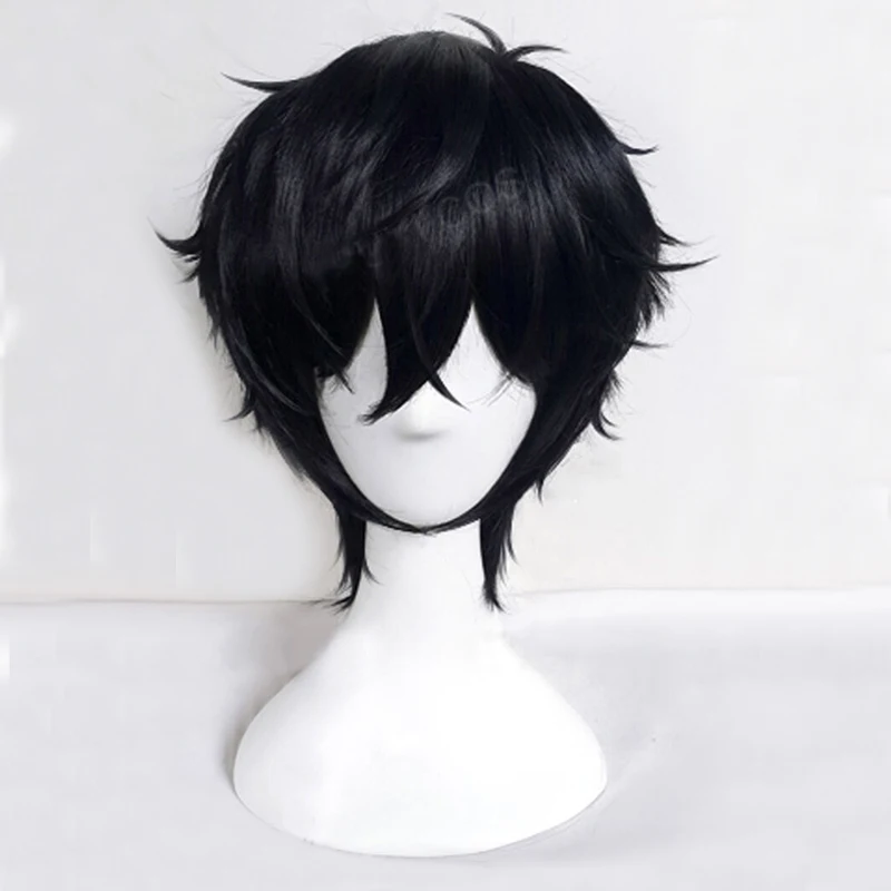 Парик для косплея P5 Persona 5 Kurusu Akira Hero термостойкие синтетические короткие волосы с
