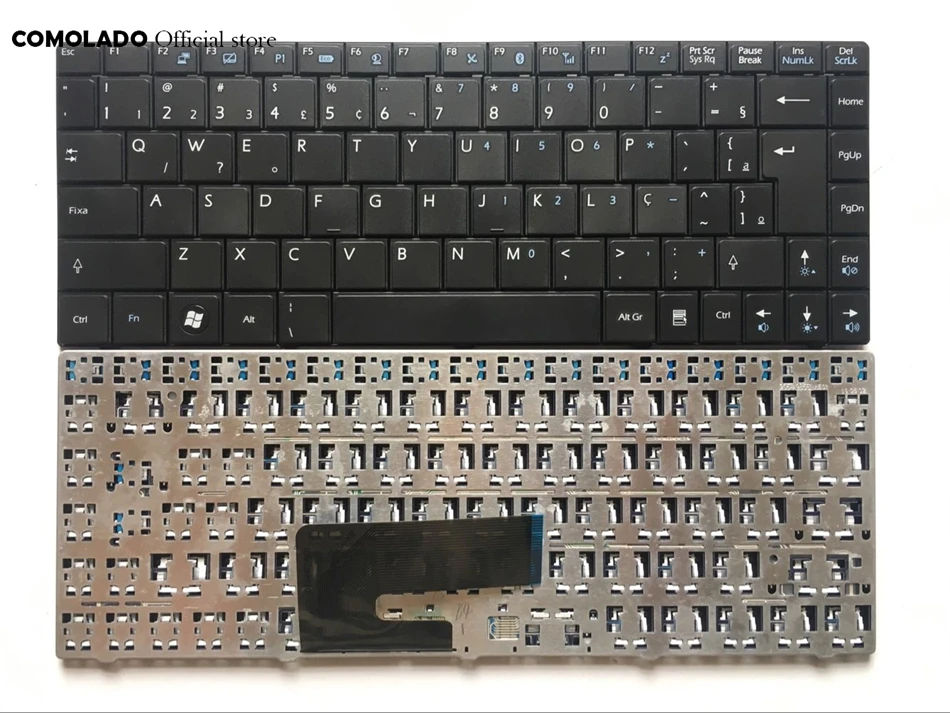 BR бразильская клавиатура для MSI EX400 X-Slim X300 X320 X330 X340 X400 X410 X430 Wind E1312 Клавиатура