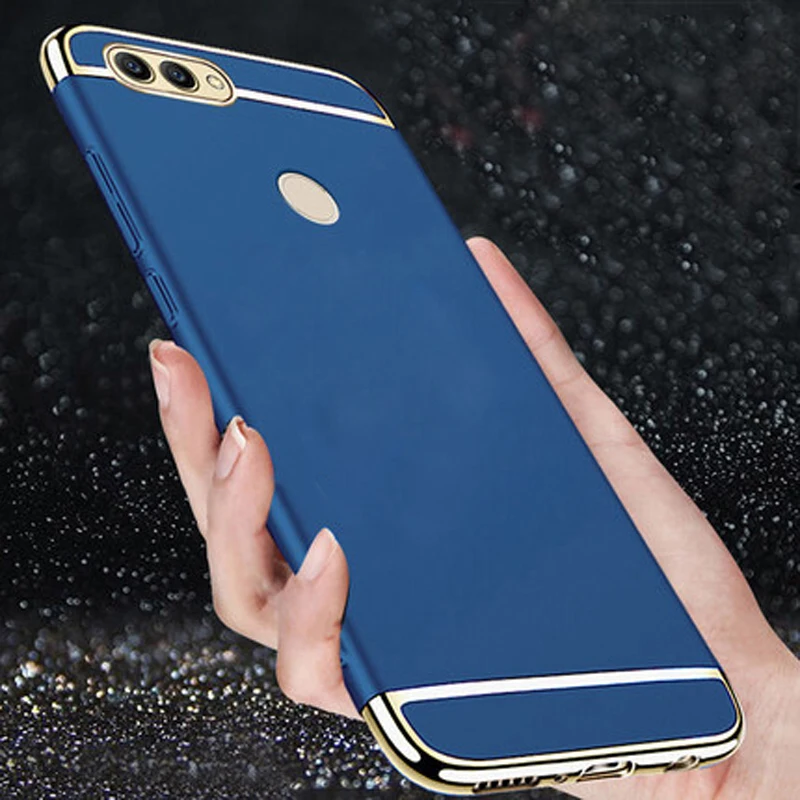 Для huawei Y9 2018 Чехлы для чехол 3in1 покрытие жесткий матовый чехол-накладка