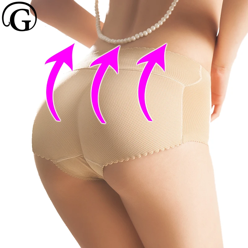 Women Booty Underwear Invisible Butt Lifter Padded Shaper Seamless Enhancers Sexy Fake Abundant Bottocks Control Panties