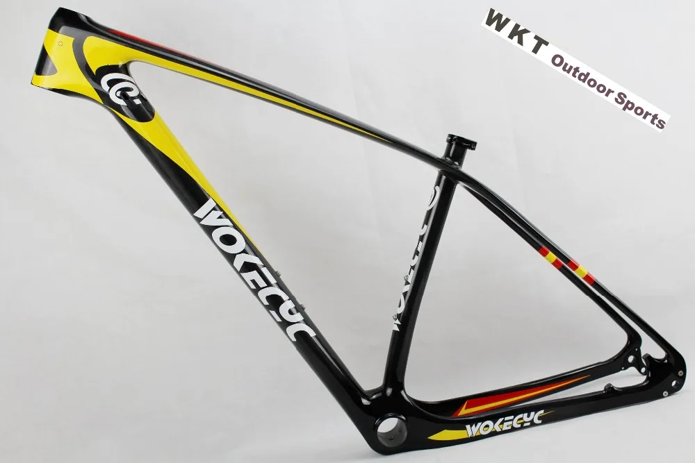WOKECYC! MTB велосипед 29er карбоновая рама MTB, 142*12 мм через ось MTB карбоновая рама 29er 135x9 мм компактная, Вилка 15x100 мм/9x100 мм