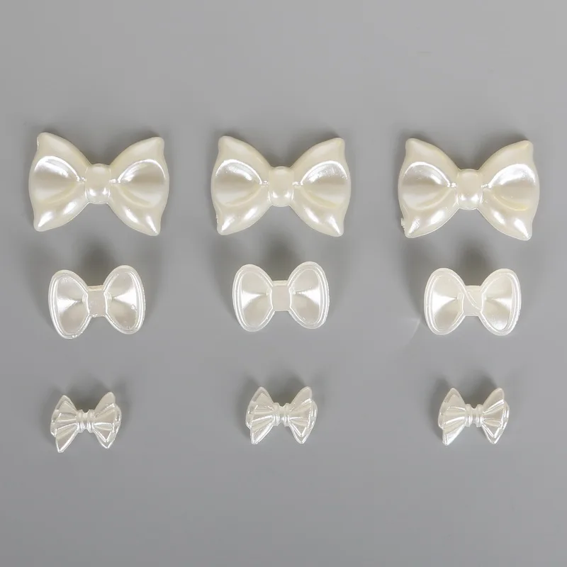 Бусины из АБС пластика для рукоделия 20 100 шт.|pearl beads|bow beadspearls beads ivory |