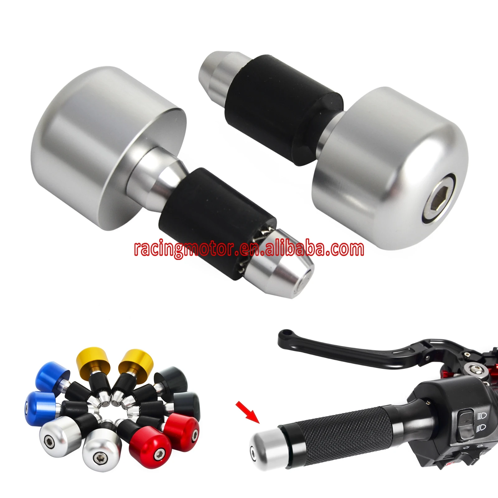 22 мм (7/8 &quot) Руль Кепки наконечники велосипедного руля для Honda CRF50 CRF70 CRF250 CRF250R CRF450R