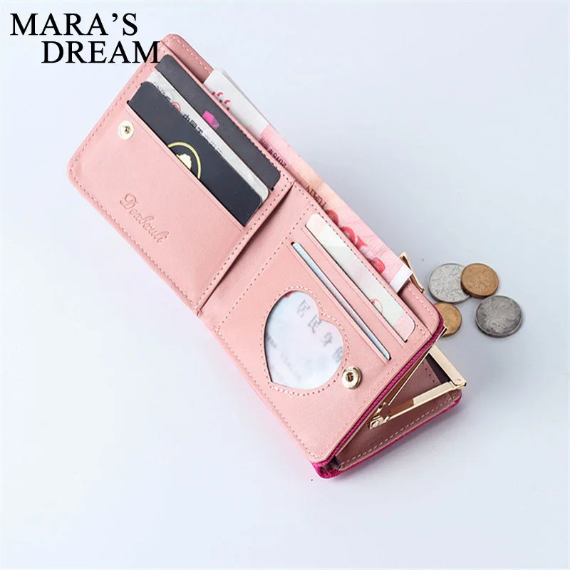 Маленький кошелек Mara's Dream для женщин роскошный бумажник с застежкой и