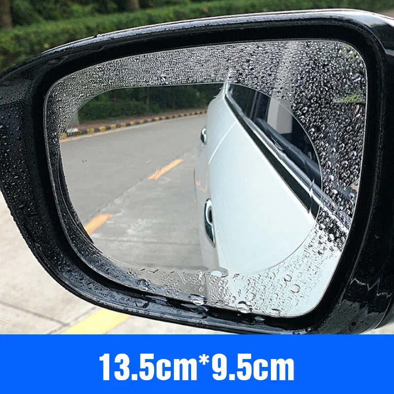 13.5cm 9.5cm Vtear для мазда Mazda 3 CX5 CX-5 CX-3 CX-9 Mazda 6 автомобиль Зеркало заднего вида анти-туман непромокаемые Защитная Прозрачная пленка авто аксессуары,автотовары,наклейки на авто - Название цвета: 13.5cm 9.5cm