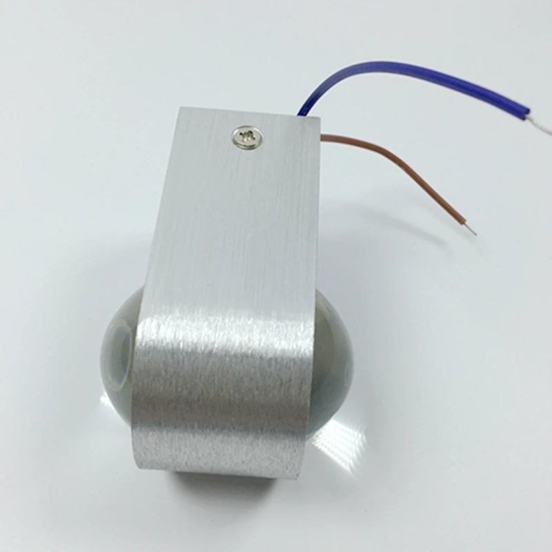 2 Вт светодиодный настенный светильник Настенный кристалл выпуклая линза AC85-265V с