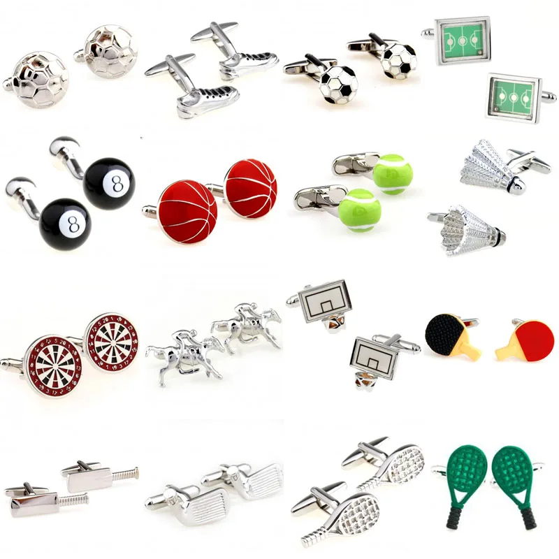 1 пара запонки для игры в футбол|cufflink cuff|golf cufflinkscuff links |