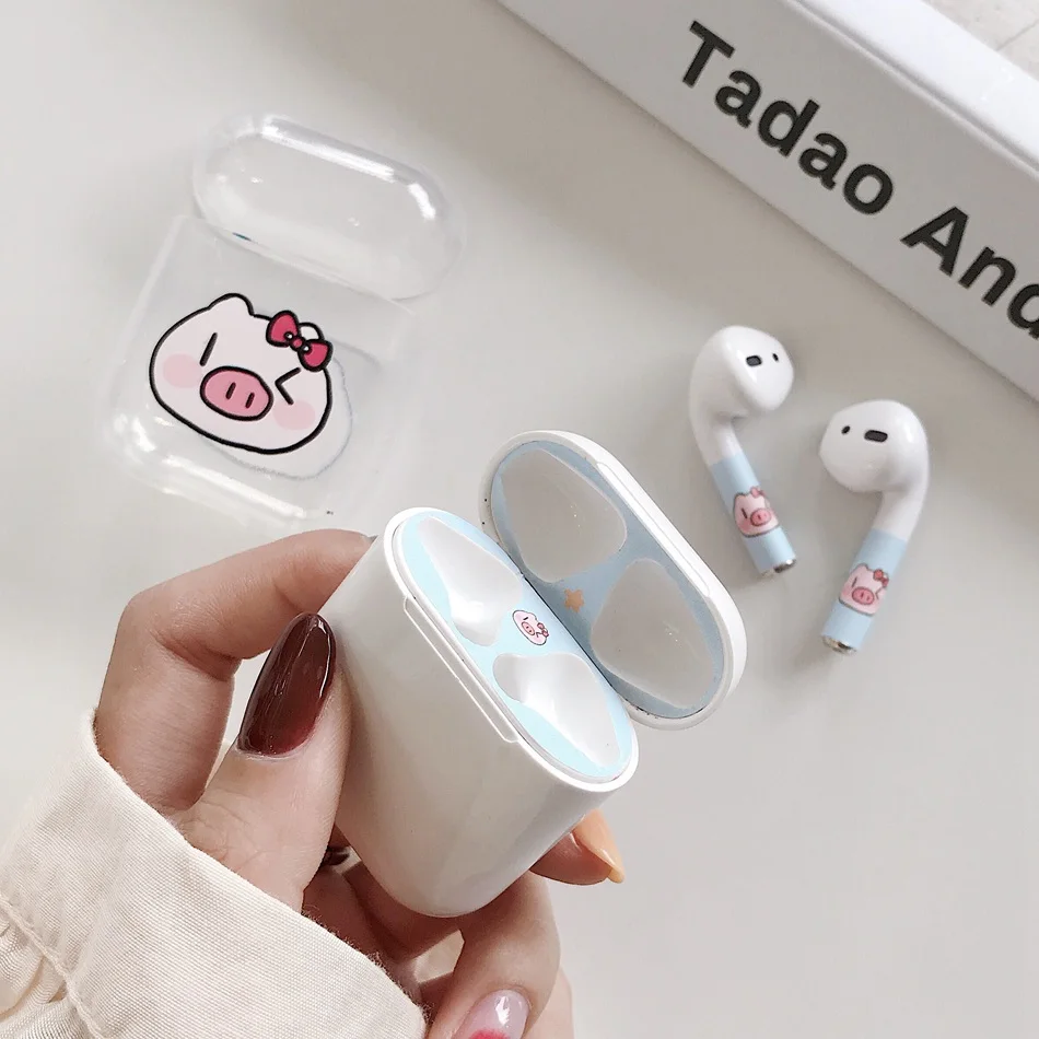 A5 Для AirPods случае 3D мультяшный наушник чехол для Apple Airpods 2 забавные интимные аксессуары защитную крышку с палец кольцо ремень - Цвет: A5