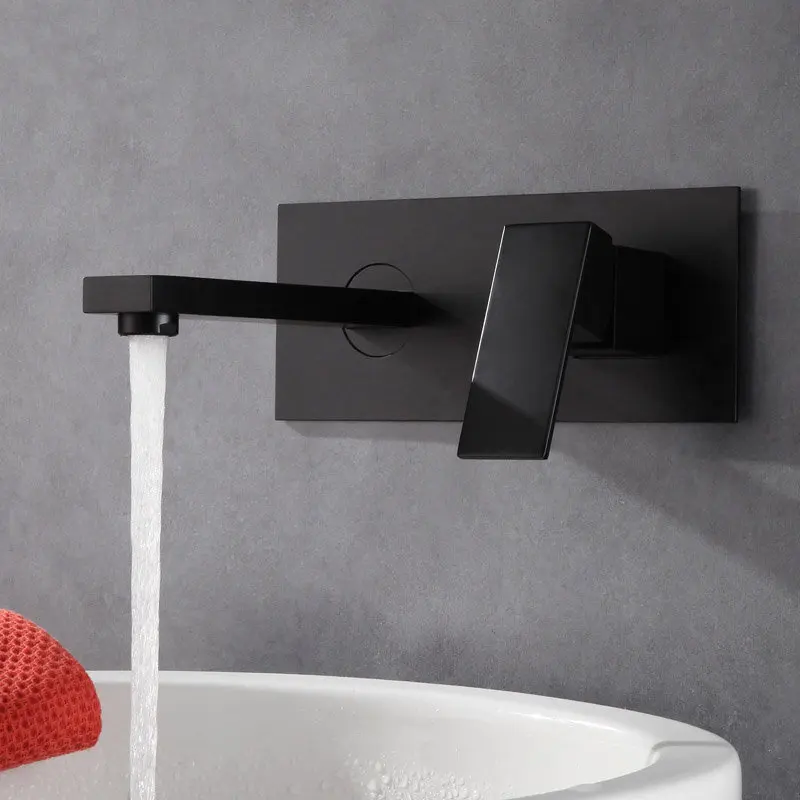 Смесители для раковины из матового золота настенный смеситель латуни краны