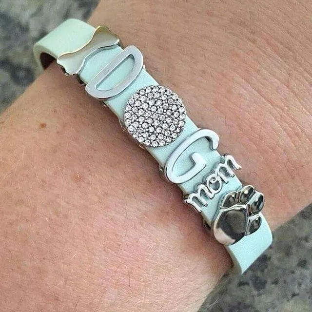 Vinnie Дизайн Ювелирные изделия паве диск слайд талисманы подходит на вратарь