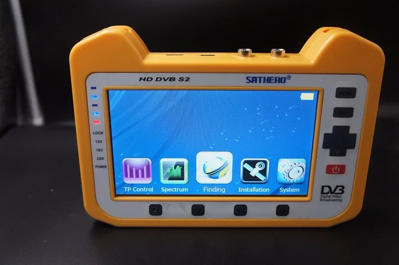 Sathero SH-910HD DVB-S2 цифровой спутниковый искатель метр Satfinder HD с функцией анализатора спектра в реальном времени HD Outpu