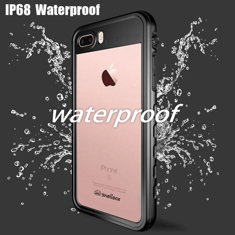 Оригинальный корпус коробка IP68 Ударопрочный водонепроницаемый чехол для IPhone 6 6S 7