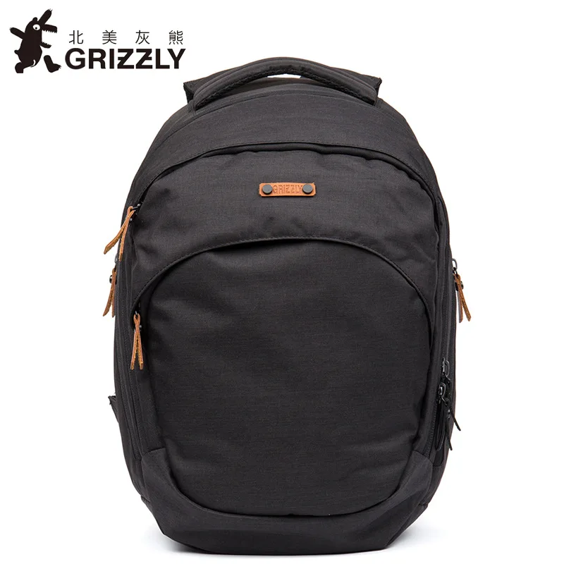 Коричневый GRIZZLY Высококачественная Водонепроницаемая многофункциональная дорожная сумка для ноутбука Новая мода мужской рюкзак повседневные школьные сумки для подростка Mochila - Цвет: Коричневый