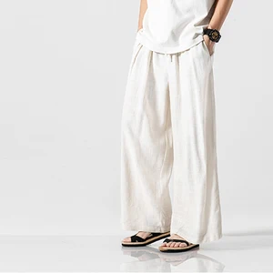 Свободные брюки для отдыха на весну и осень, мужские защитные брюки супер размера, мужские тонкие свободные прямые брюки