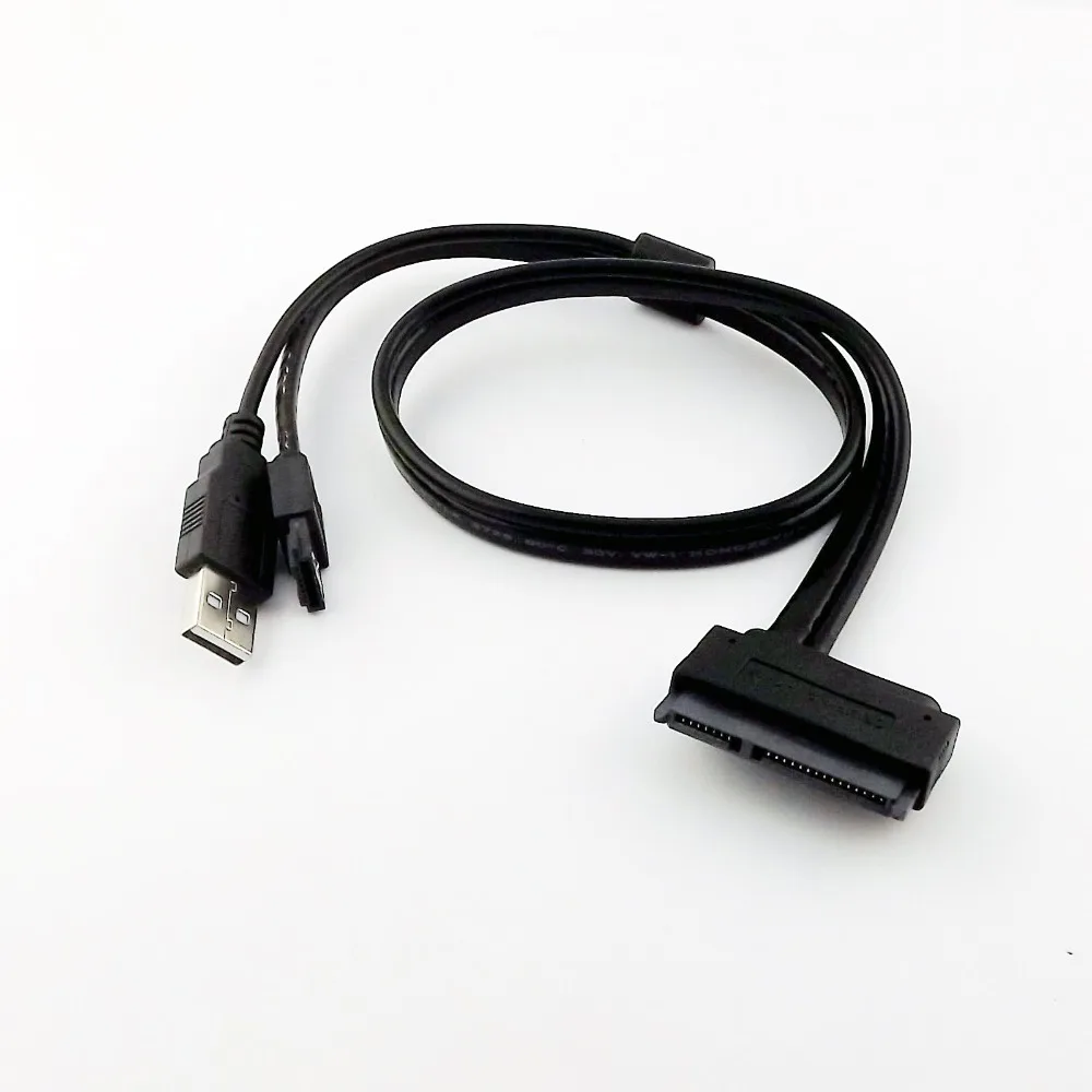 10 шт. SATA 7 + 15 штырьков 22 штырька разъем eSATA 7P с USB 2 0 A мужской источник питания