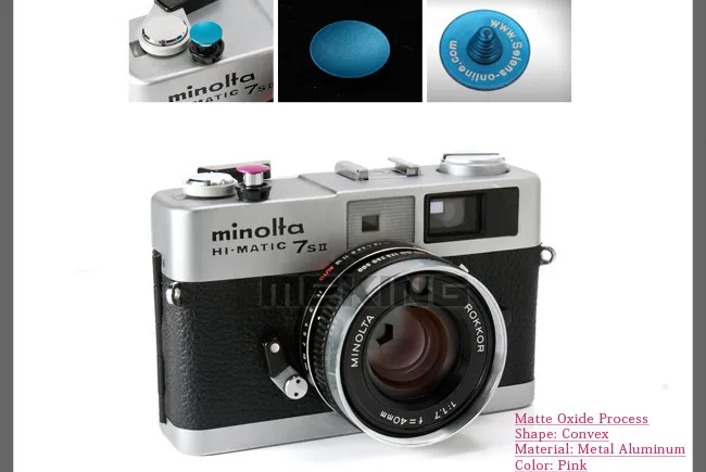 Selens цветная мягкая кнопка спуска затвора для цифровой камеры Leica roleiflex Fuji Hasselblad винтажные аксессуары для камеры