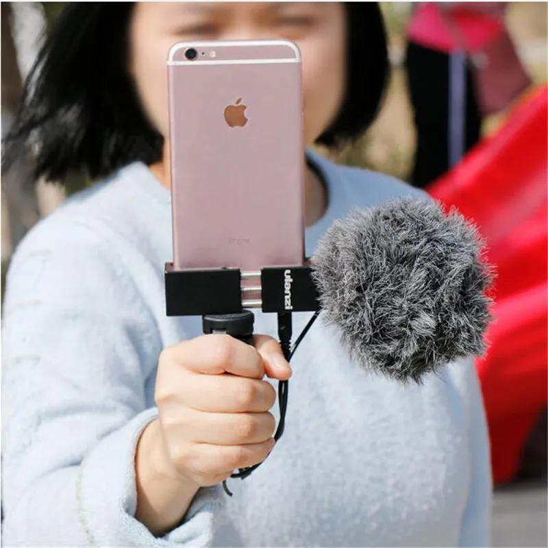 Ulanzi смартфон видео Rig ручка металлический штатив крепление адаптер для iPhone