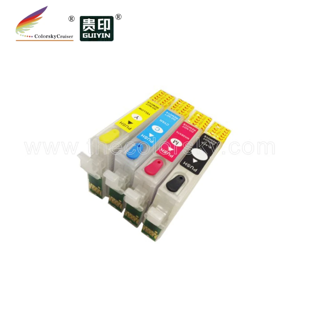 (RCE1291) чернильный картридж для Epson T1291 T1294 T129 T 129 Stylus office BX525WD BX625FWD B42WD (с дугой)|ink