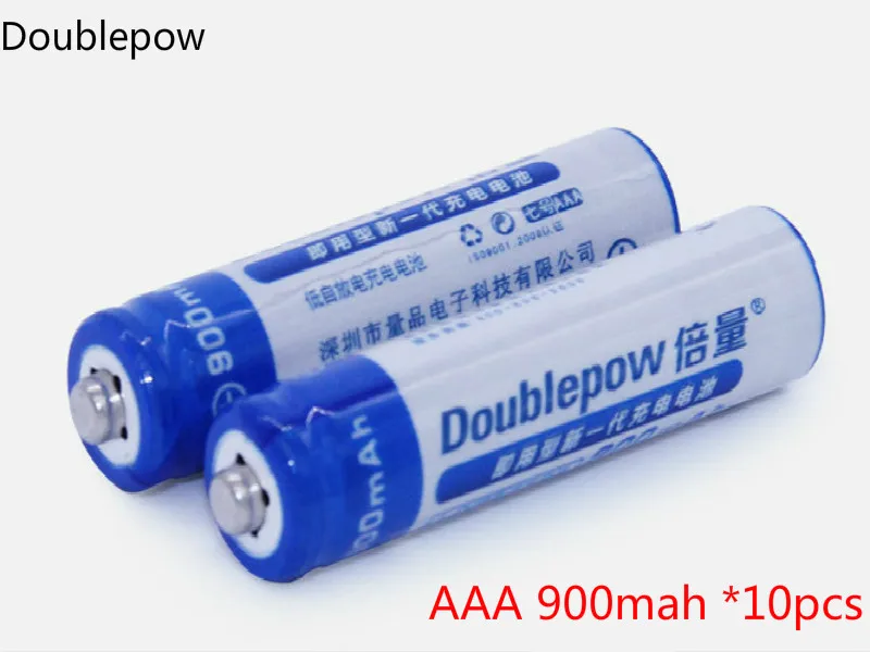 

10 шт. Перезаряжаемая батарея Doublrpow AAA 900 мА · ч, пульт дистанционного управления для мыши, мыши