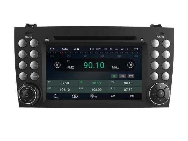 Автомобильный DVD плеер Android 10 с GPS для Mercedes Benz SLK R171 W171 SLK200 SLK280 SLK350 Радио Стерео