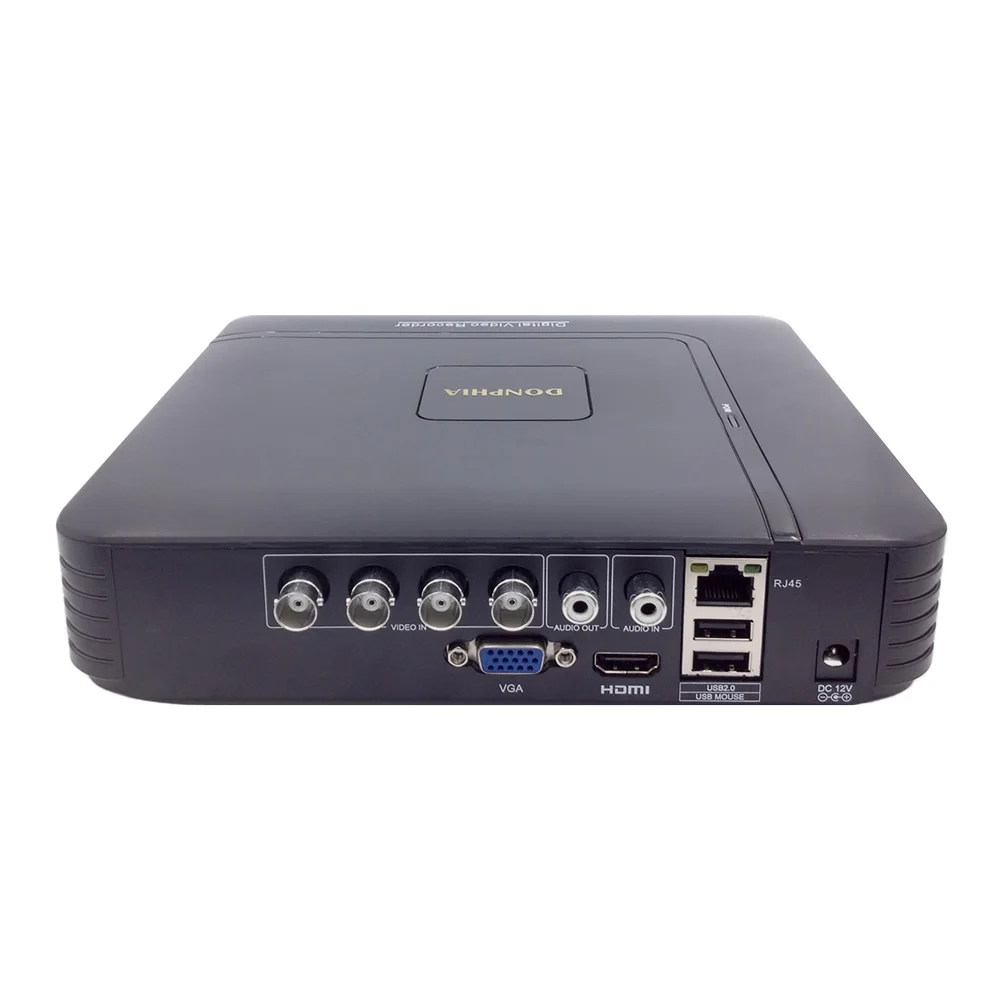 Donphia CCTV видеорегистратор AHD 4ch ONVIF P2P 3 в 1 гибридный/AHD/аналоговый/IP Камера H.264