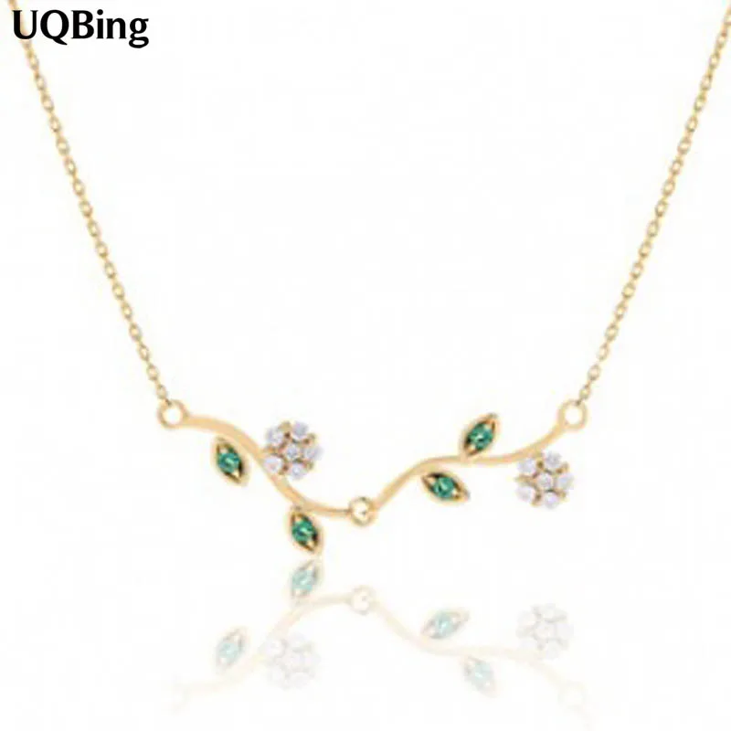 

Drop Shipping Gilded Branches Pendants&Necklaces Jewelry Collar Colar de Plata