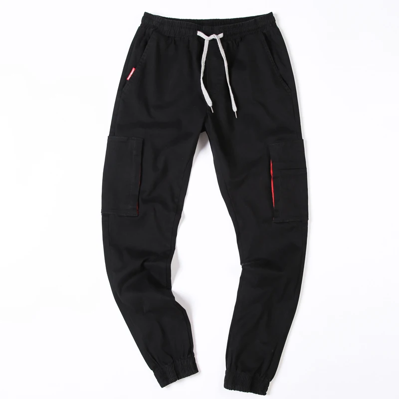 6202GD Black Мужские спортивные штаны, повседневные эластичные штаны для фитнеса, брюки для тренировок, обтягивающие спортивные штаны, брюки для бега, узкие брюки, уличная одежда - Цвет: 6202GD Black