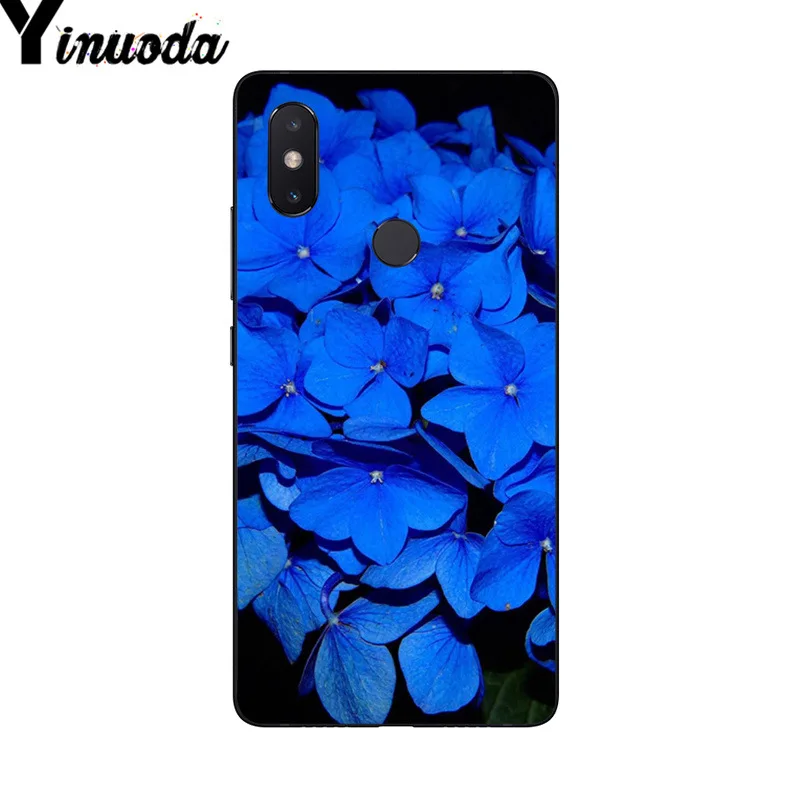 Уникальный чехол для телефона Yinuoda с голубым цветком гортензии Xiaomi Mi 6 Mix2 Mix2S Note3 8