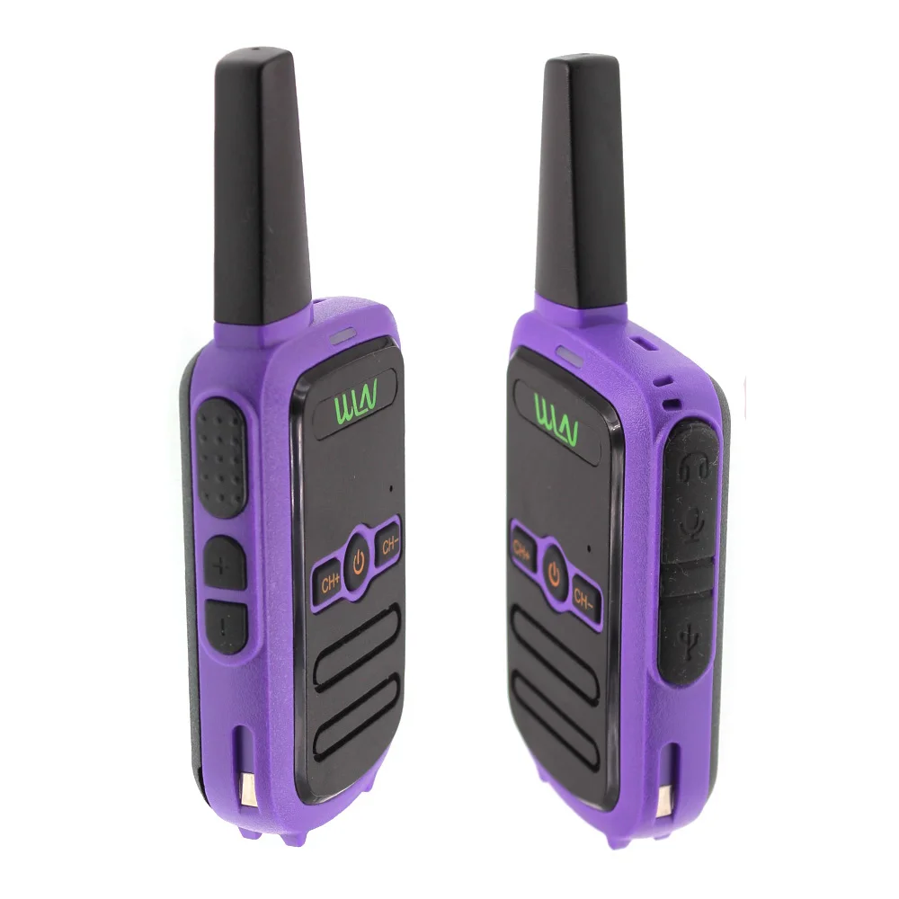 2 шт. KD-C51 мини портативный fm трансивер KDC51 UHF400-470MHz двухстороннее радио Ham коммуникатор