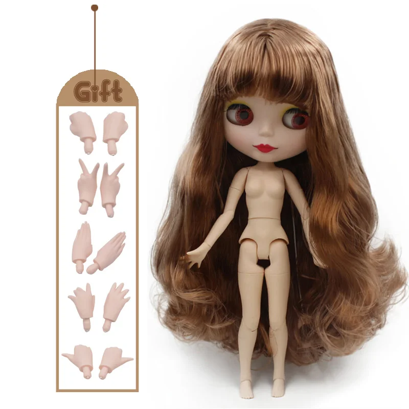 Hands NO.2 Заводская кукла Neo Blyth, матовое лицо, 1/6 BJD, шарнирная кукла Blyth, куклы для девочек, игрушки для новорожденных детей 5 - Цвет: Hands NO.2