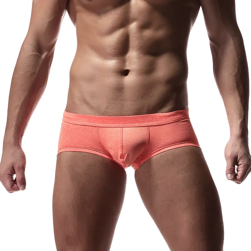 AIIOU сексуальное нижнее белье Для мужчин хлопок шорты-боксеры мужские трусики