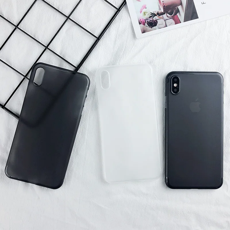 Ультра тонкий матовый телефон случае для iPhoneXsMax iPhoneXR iPhone6 7 8 iPhone7