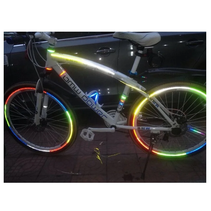 Велосипедный отражатель флуоресцентный MTB велосипед наклейка для велосипеда