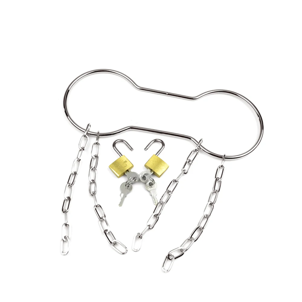 1 набор волшебная цепочка скоба трость наручники бег серебряные сценические