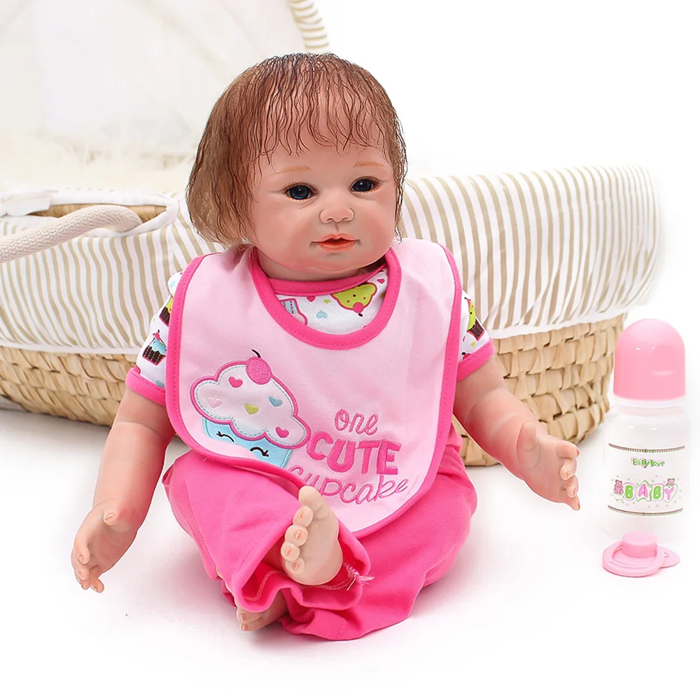 Куклы Bebe куклы для девочек игрушки 20 дюймов силиконовые новорожденных детей