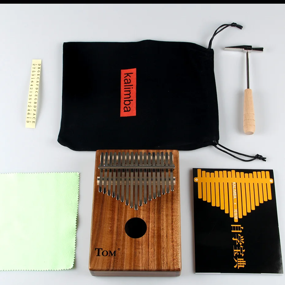 BATESMUSIC Single board Kalimba большой палец Piano17 звуки деревянный портативный пальцевой