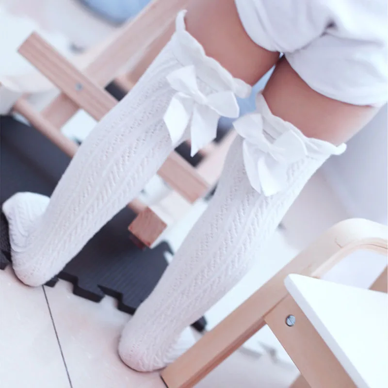 Детские гольфы до колена для новорожденных младенцев мягкие бриллиантовые