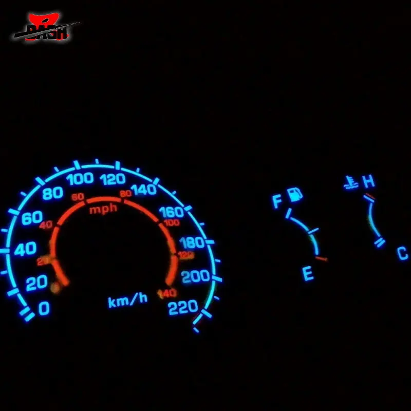 Тире Эль свечение датчика для CIVIC EK 1996 1999 Авто передача звука активированный Пламя Дизайн