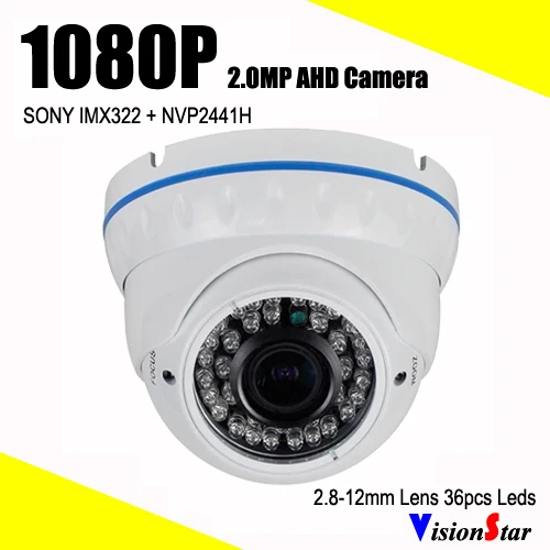 HD-AHD 1080 P 2.0mp Sony imx322 датчик движения Крытый Открытый аналоговый купольная камера