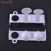 1pc dappen dish with triple holes for mixing acrylic liquid and acrylic powderacrylic pen cleaner washing cup paint container