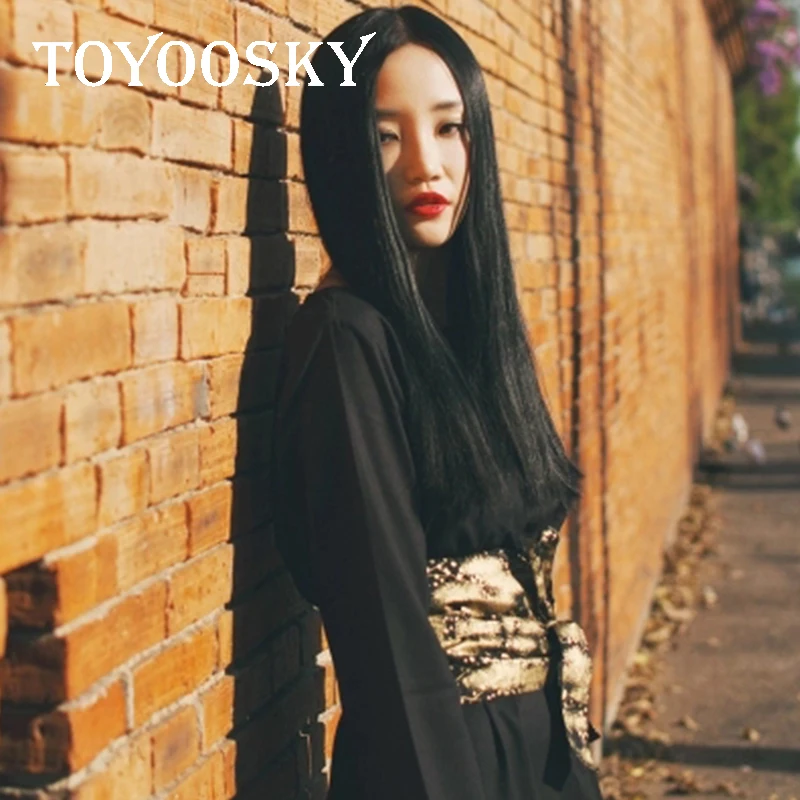 Женский широкий ремень кимоно TOYOOSKY Роскошный дизайнерский в японском стиле
