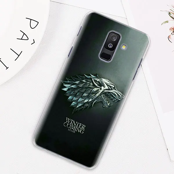 06 Чехол для телефона с изображением игры трона для samsung Galaxy J4 J6 Plus J3 J7 J8 C2 Core J5 J7 Prime, Жесткий Чехол из поликарбоната - Цвет: 06