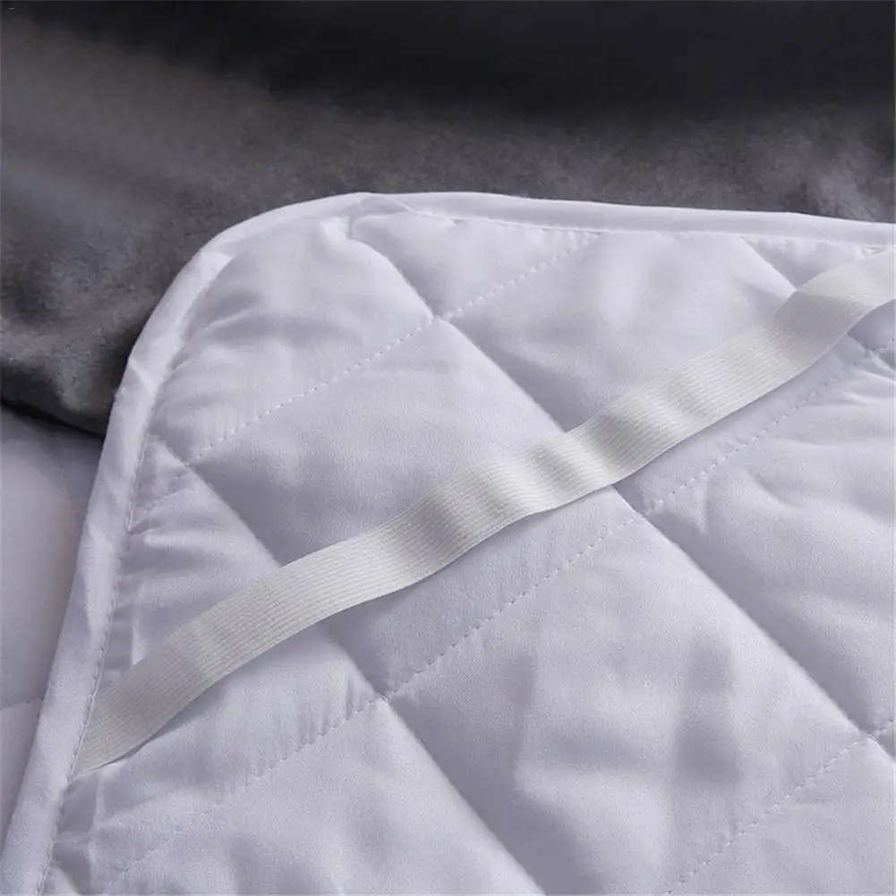 1 шт. белый нескользящий матовый тканевый защитный коврик матрац для кровати