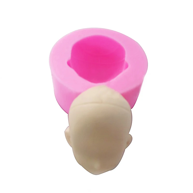 Модная симпатичная силиконовая форма детские формы для лица помадки шоколада