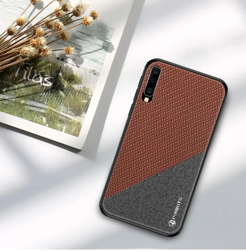 Чехол PINWUYO Honors для Samsung Galaxy A50 чехол с тесьмой ткань ТПУ мягкий ПК жесткий защитный